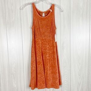 Free People | Clay Lady Janes Stretch Mini Dress With Lace Back Detail Size XS